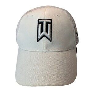 Tiger Woods White Nike Hat 20XI Golf Hat  20XI TW Embroidered Logo